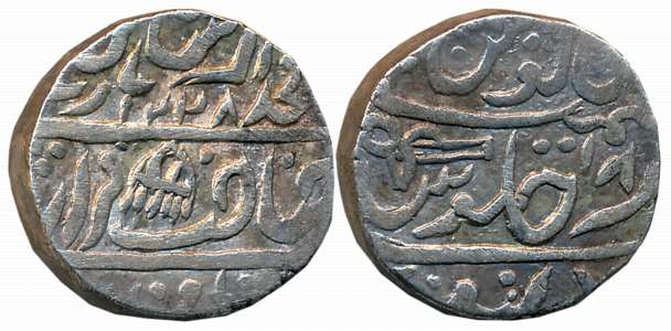 Kirat Singh, Silver Rupee, 10.88g, in the name of Muhammad Akbar II, AH 1228/ RY 18, Pisto