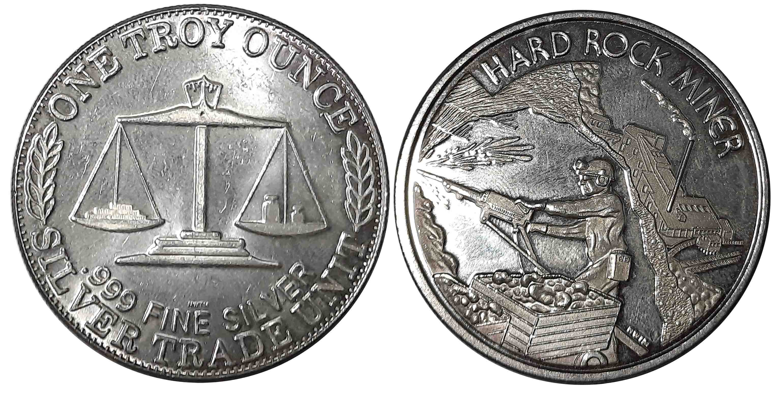 USA, Silver (999) Bullion Coin, One Troy Ounce, 31.10g. Uncirculated.