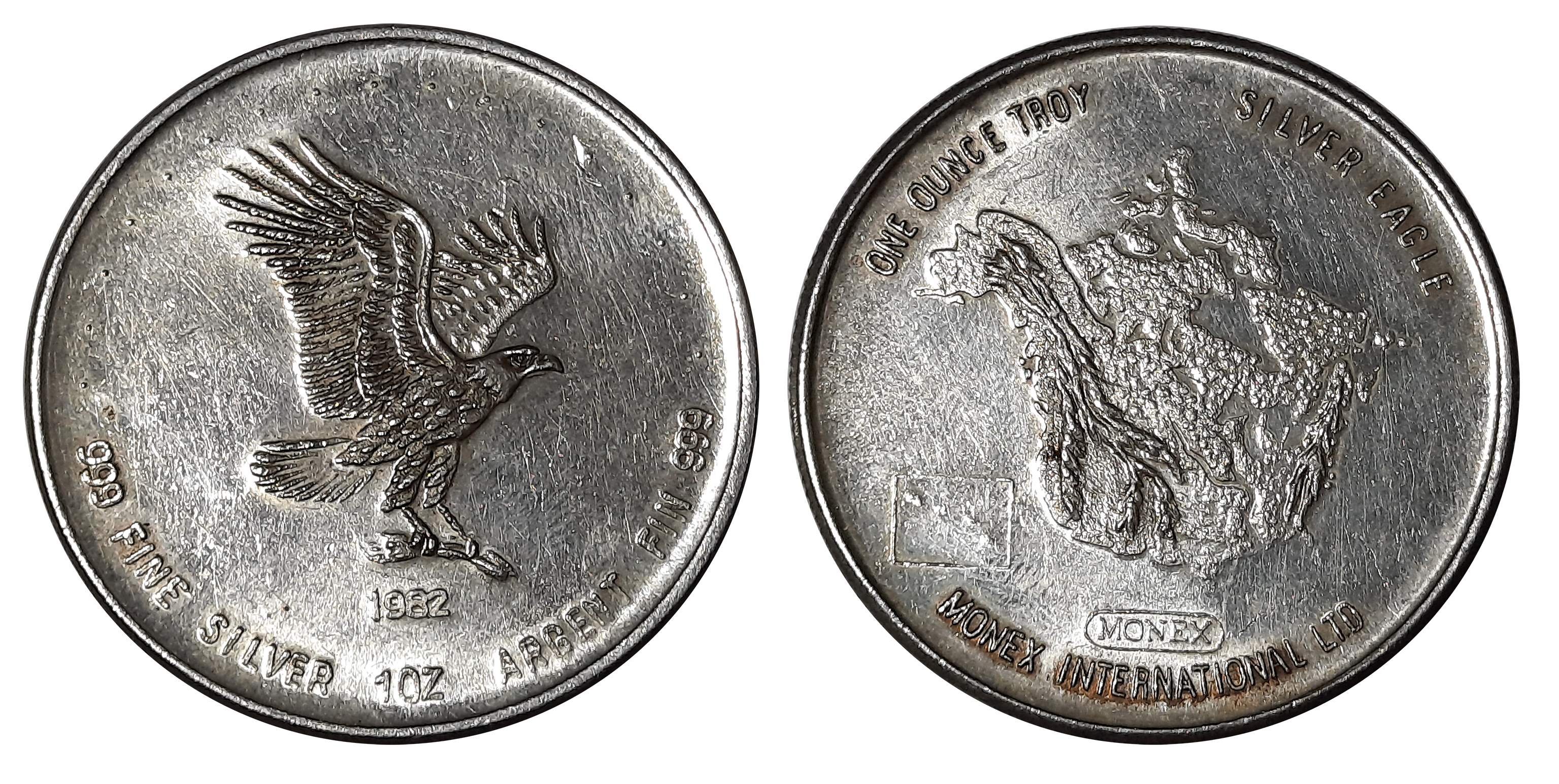 USA, Silver (999) Bullion Coin, One Troy Ounce, 31.18g. Uncirculated.