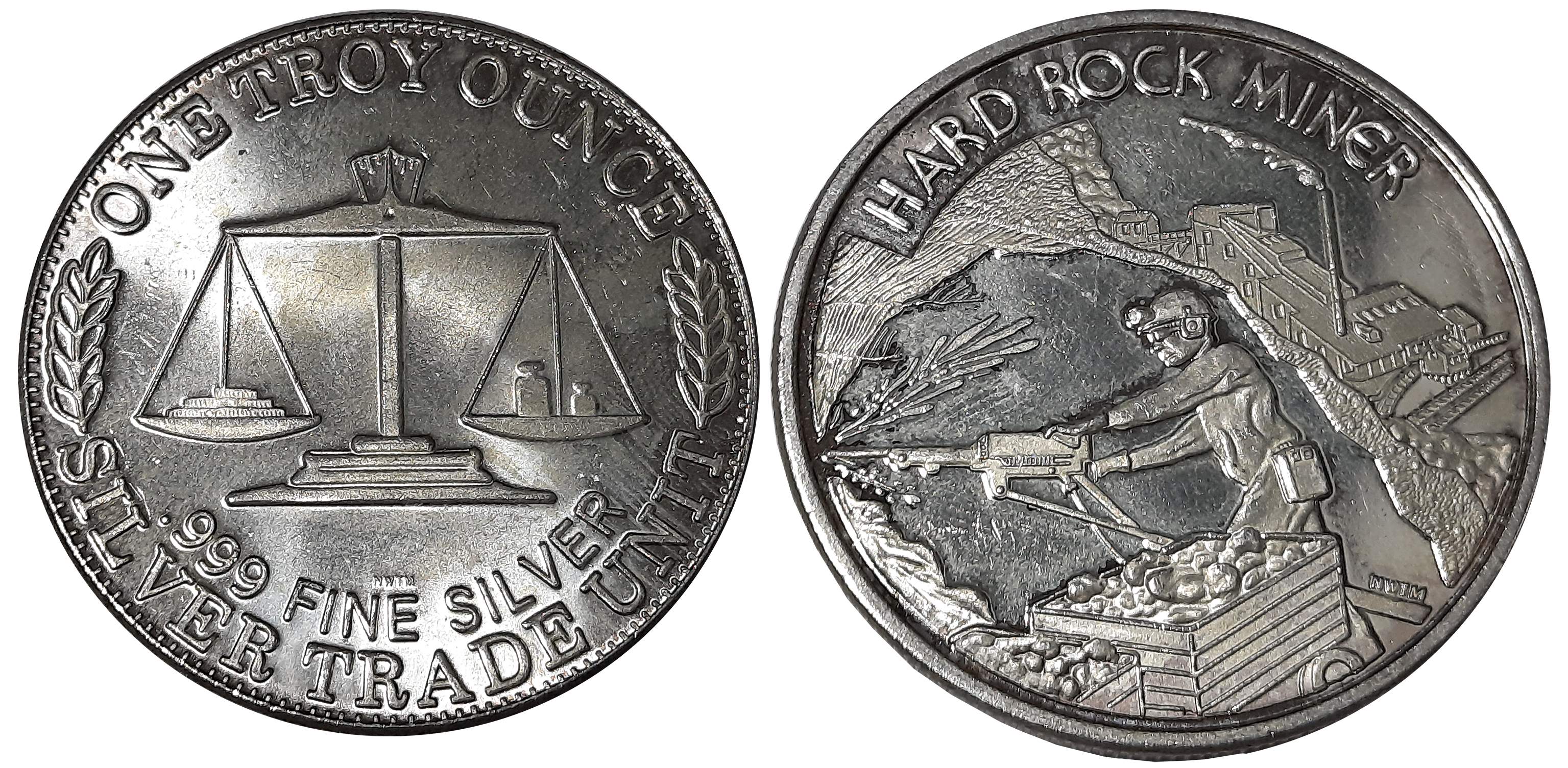 USA, Silver (999) Bullion Coin, One Troy Ounce, 31.16g. Uncirculated.