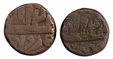Akbar, Copper (12), Dam, Bairat Mint, set of 12 different Months. Fine to Very Fine. 12 co