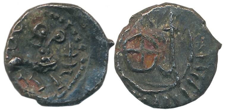 Eastern Chalukyas, Attributed to Post-Vishnuvardhana Period, Uninscribed Alloyed Copper, 1