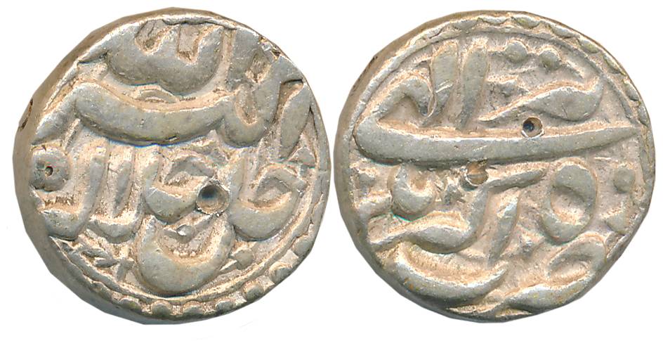Akbar, Silver Rupee, 11.35g, “Jalalahu” type, Akbarnagar Mint, Ilahi Month Tir, Year 50 (K
