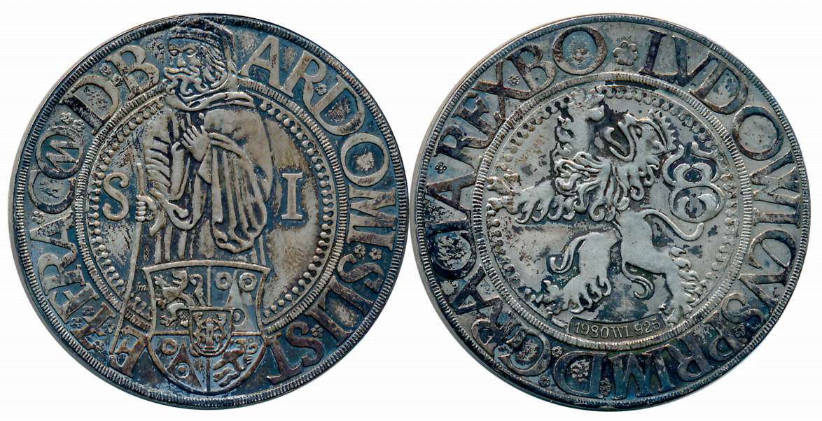 Germany, Silver Aachen Thaler, 32.07g, restrike. Very fine.