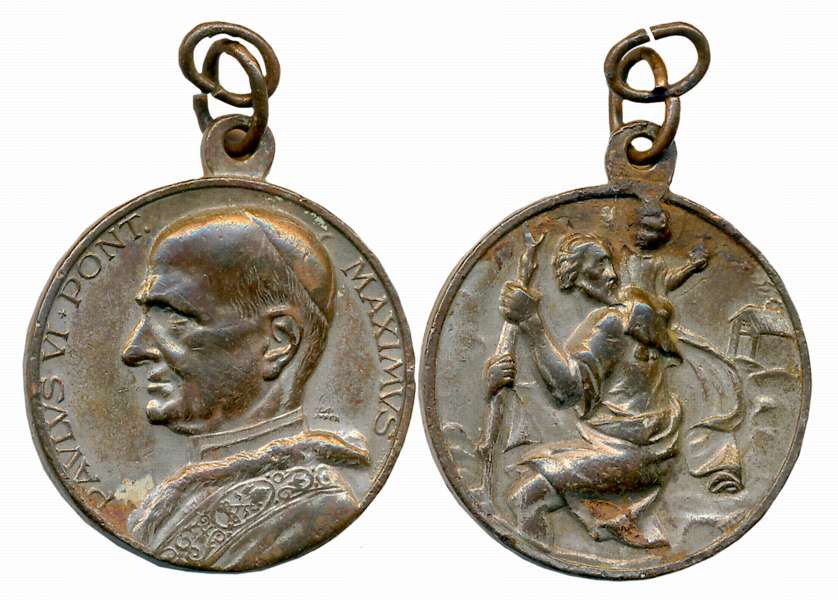 Vatican, Pop Paulus VI, Silver Medal, 11.86g. With suspender loop. Extremely fine.