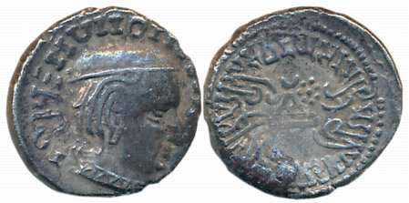 Western Kshatrapas, Vijayasena, son of Damasena as MahaKshatrapa, Silver Drachma, 2.54g, S