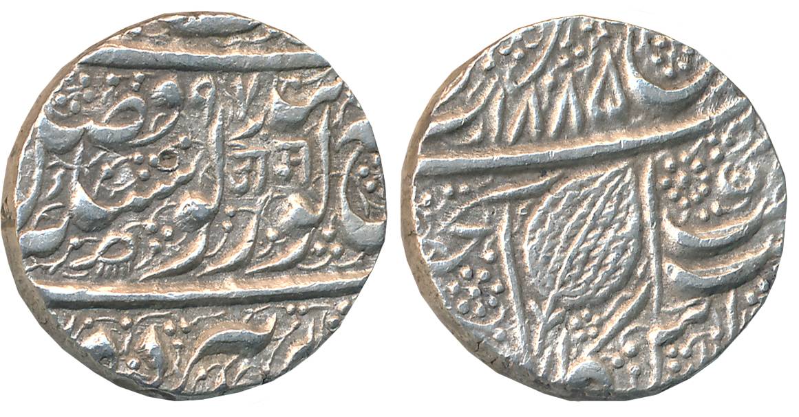 Ranjit Singh, Silver Rupee, 11.08g, “Guru Gobind” couplet, “OM” type, Amritsar Mint, VS 18