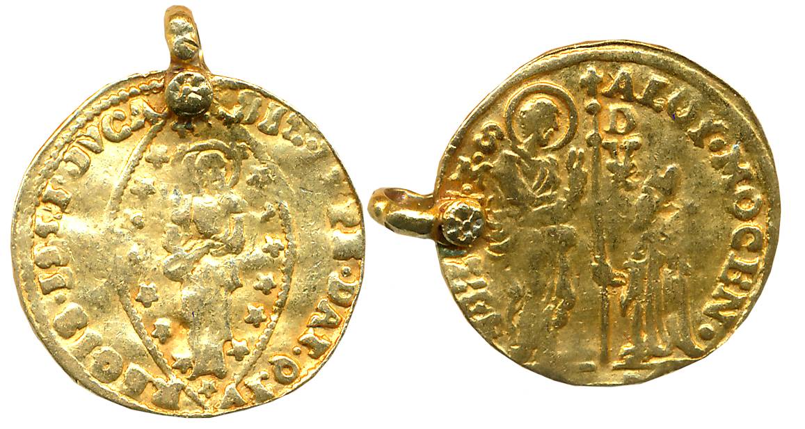 Venetian, Indian imitation of Alvise IV Mocenigo Venetian, Gold Zecchino- Ducat, 3.44g, wi