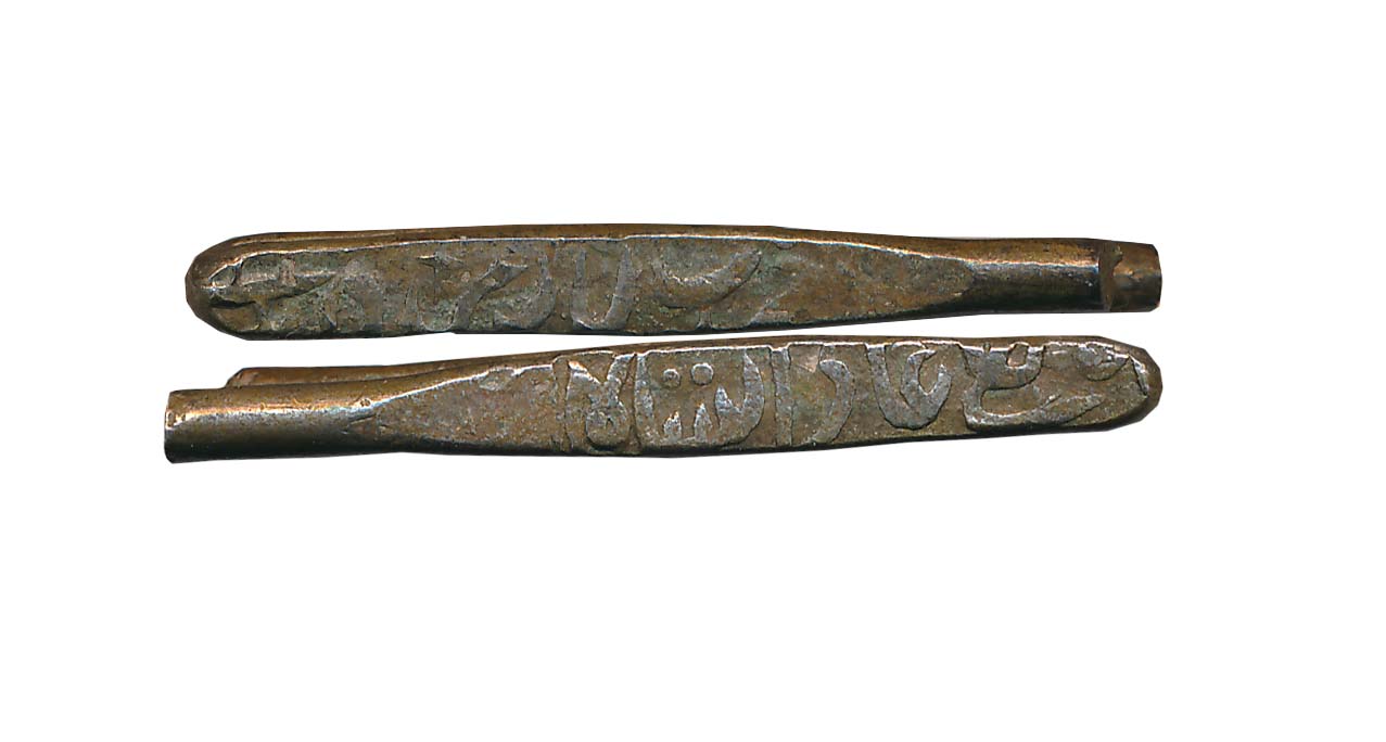 Ali Adil Shah, Silver Larin, 4.65g, Dabul Mint (G&G# BJ37). Very fine.