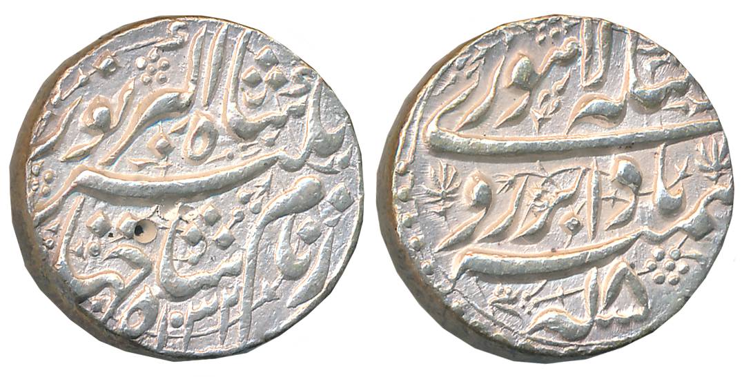 Jahangir, Silver Rupee, 11.41g, “Badabar” Couplet, Lahore Mint, AH 1032/ RY 18 (KM# 149.16