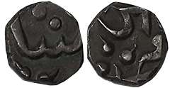 Jayaji Rao, Silver 1/16 Rupee, 0.72g, Lashkar Mint, in the name of Shah Alam II, Devnagari
