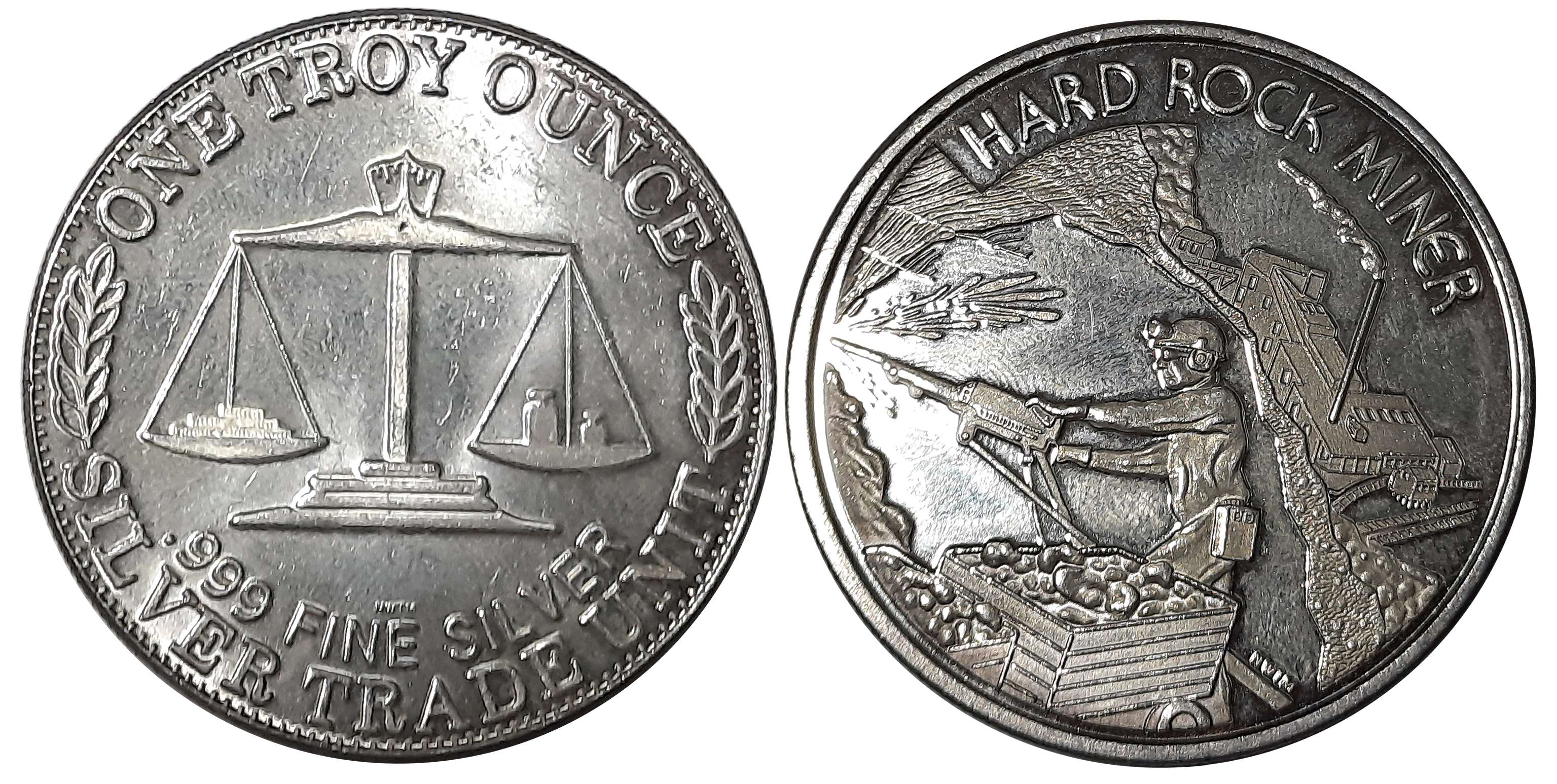 USA, Silver (999) Bullion Coin, One Troy Ounce, 31.10g. Uncirculated.
