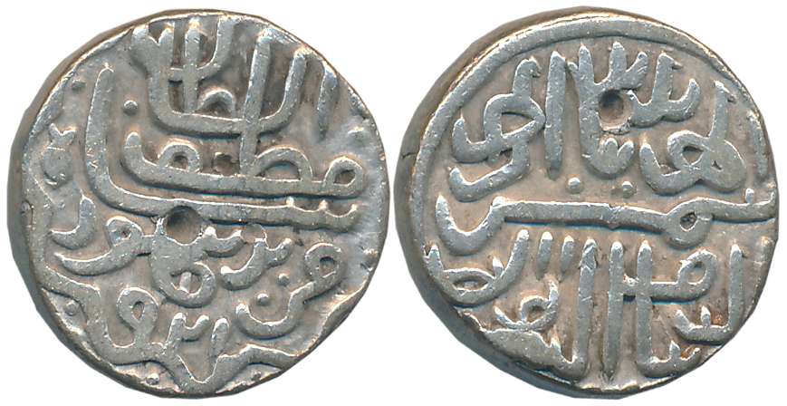 Adil Khan III, Silver Tanka, 7.00g, AH 921, probably strucked at Burhanpur. Very fine, ver