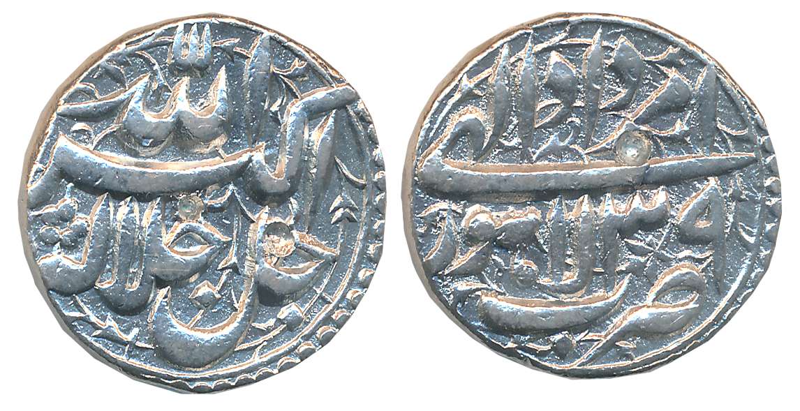 Akbar, Silver Rupee, 11.35g, “Jalalahu” type, Lahore Mint, Ilahi Month Amardad, Year 39 (K