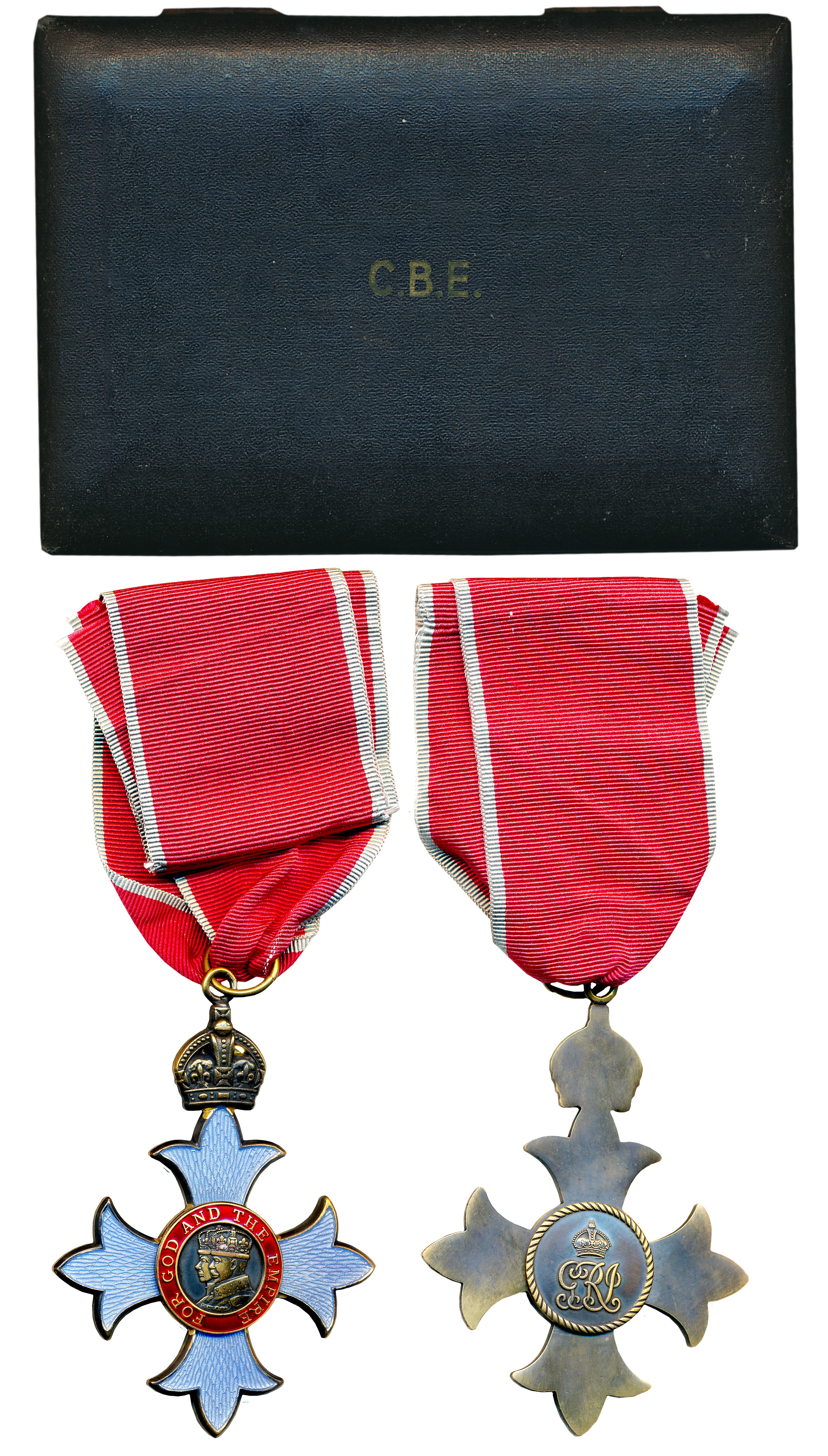 The Most Excellent Order of the British Empire (CBE), Silver Gilt Enamelled Neck Badge, Ob