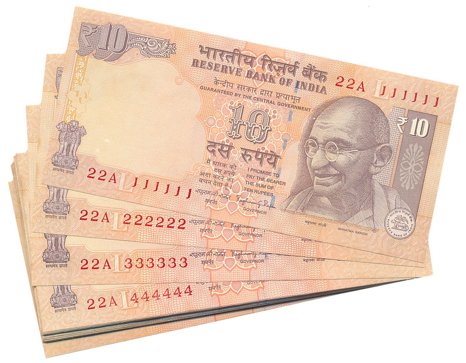 Rupees 10 (32), Fancy Number- 111111 upto 999999 (9 Notes), 100000 upto 1000000 (10 Notes)