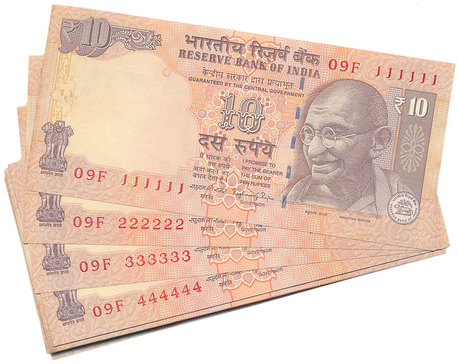 Rupees 10 (32), Fancy Number- 111111 upto 999999 (9 Notes), 100000 upto 1000000 (10 Notes)