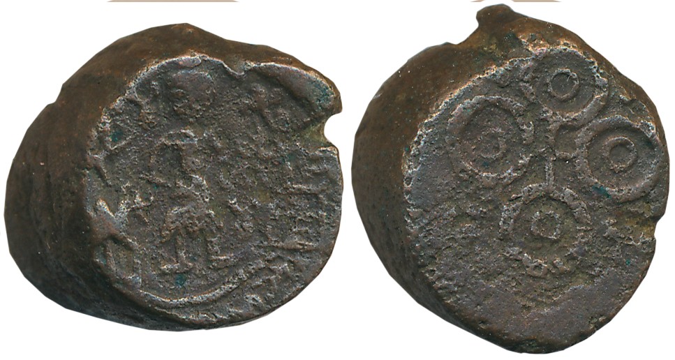 Post Mauryan, Ujjain region, Uninscribed Copper Heavy Unit, 16.29g, Obv: Lord Mahakal (Shi