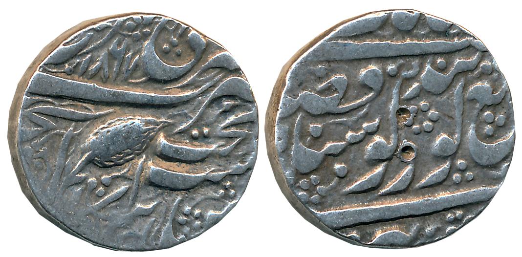 Ranjit Singh, Silver Rupee, 11.02g, “Guru Gobind” couplet, Amritsar Mint, VS 1867 (G. Sing