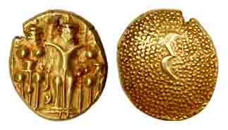 Muhammad Ali, Gold, Three Svami Pagoda, three figures representing Lord Tirupati and his t