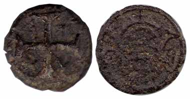 Diu, Tin, 10 Bazarucos, AD 1777 (KM 39). Very Fine for the type, Scarce.