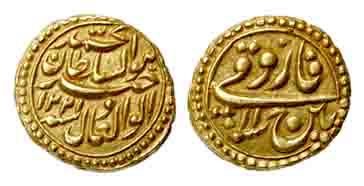 Tipu Sultan, Gold, Pagoda, Patan Mint, AM 1221/11 (KM 129A). About Extremely Fine, Rare.