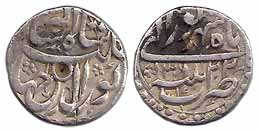 Jahangir, Silver, ½ Rupee, Patna Mint, nur-ud-din type, AH 1036/2, Shahrewar Month. Test m