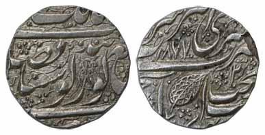 Amritsar Mint, Silver (4), Rupee, Nanakshahi, VS 1884/90, 1873, 1877 and 1864. Very Fine+,