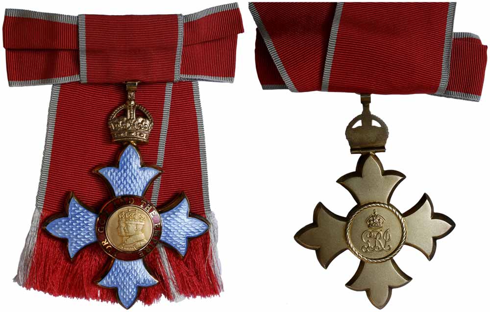 British India CBE, Commander of the Order of the British Empire Medal, Silver, Gold Gilt a