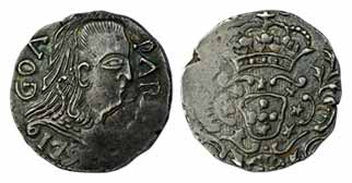 Goa, Maria, Silver, Pardao (300 Reis), 1797 (KM 204). About Very Fine, Very Rare.
