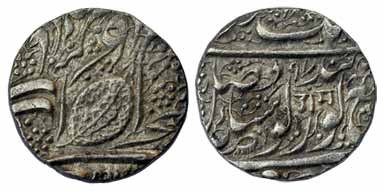 Amritsar Mint, Silver, Rupee, Nanakshahi, 1885/97, OM in Nagari on obv. Very Fine+, Scarce