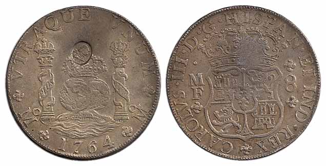 Great Britain, George III, Silver, bust of the King to right counter-marked on the rev of 