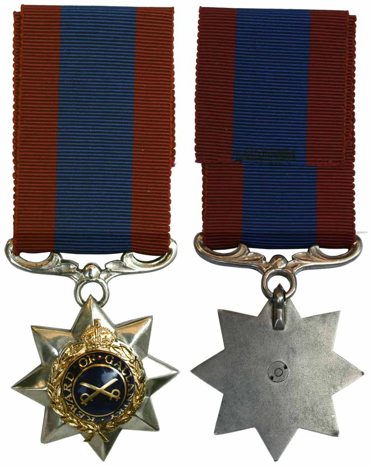 Indian Order of Merit Medal, Gold, First Class in Gold, Silver and Enamel, 1945-47 Issue. 