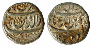 Jahangir, Silver, Rupee, Kabul Mint, Inayat couplet type (KM 149.12B). Fine+, Scarce.