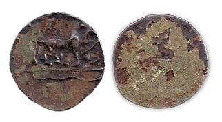 Pre Satavahanas of Karnataka, Bell Metal, 0.9 g, a bull walking to right with Brahmi legen