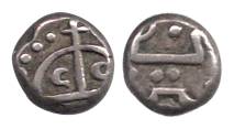 Sumatra, East India Company, Silver, 2 Fanams, Benkulen Issue, Madras Mint issued for the 
