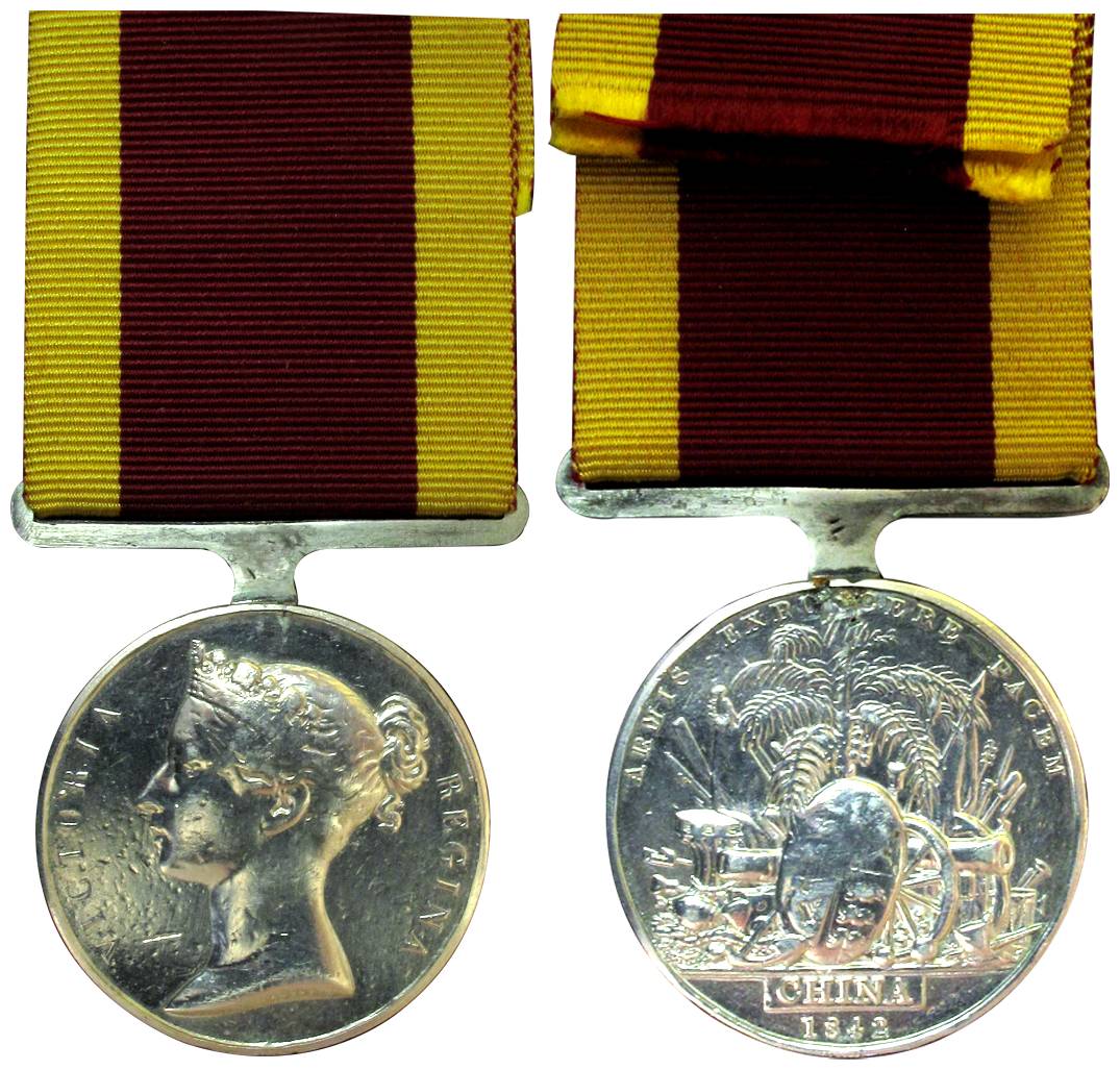 1st China War Medal, Victoria, Silver, 1842, awarded to John Pepper, 98th Regiment Foot (M