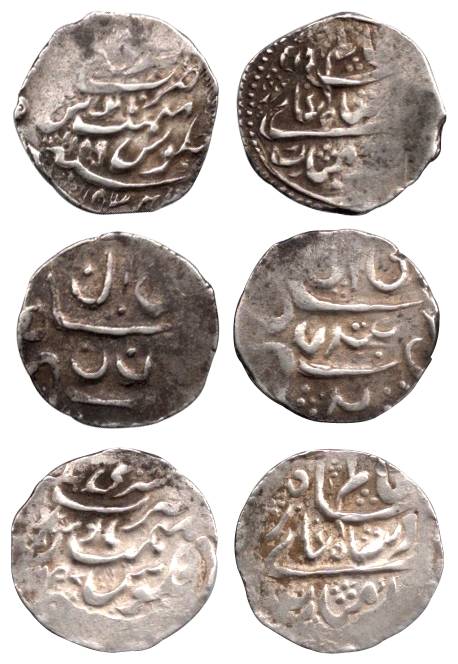 Silver (3), Timasha, Parduman Shah, Pardip Shah and Lalit Shah. Various types, Very Fine f