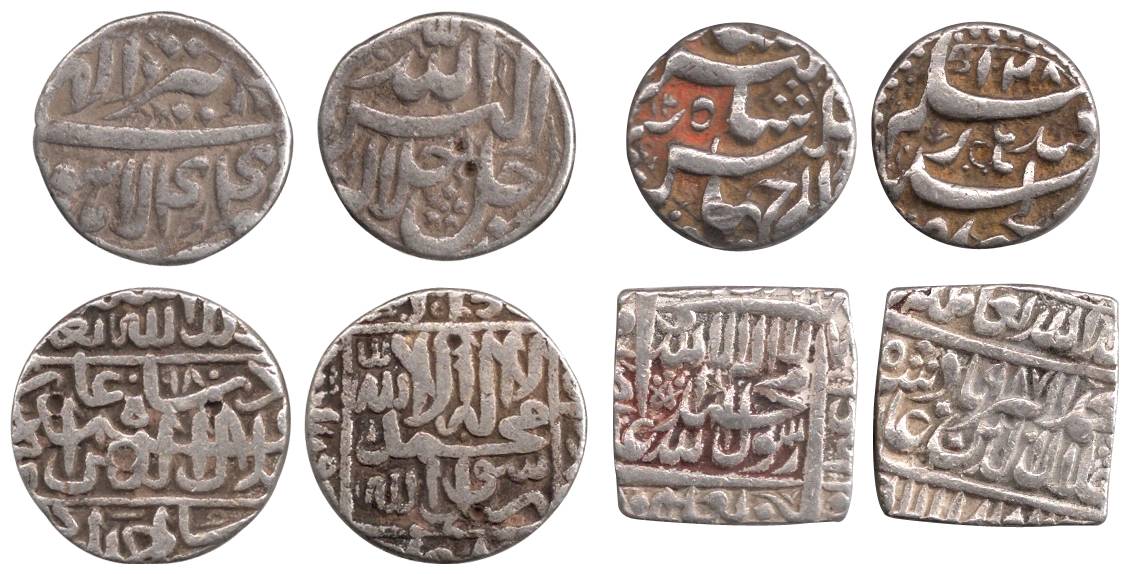 Assorted lot (27), Silver, Rupees of Akbar, Jahangir and Shah Jahan. Various mints, types 