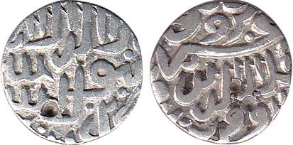 Akbar, Silver, Tanka, Ujjain mint, Malwa issue, Kalima type.Very Fine+, Scarce