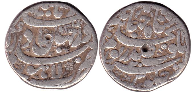 Nur Jahan, Silver, Rupee, Lahore mint, AH 1024/20 (KM 168.4). Fine+, Scarce.
