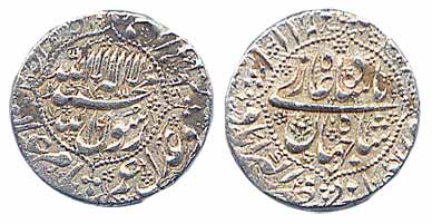 Shah Jahan, Silver, Rupee, Akbarabad Mint, lozenge type, RY 7 (KM 228.10). Very Fine+, Rar