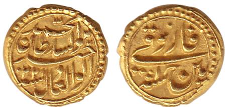 Tipu Sultan, Gold, 3.41 g, Pagoda, Patan Mint (modern Seringpatanam), AM 1220/10 (KM # 129