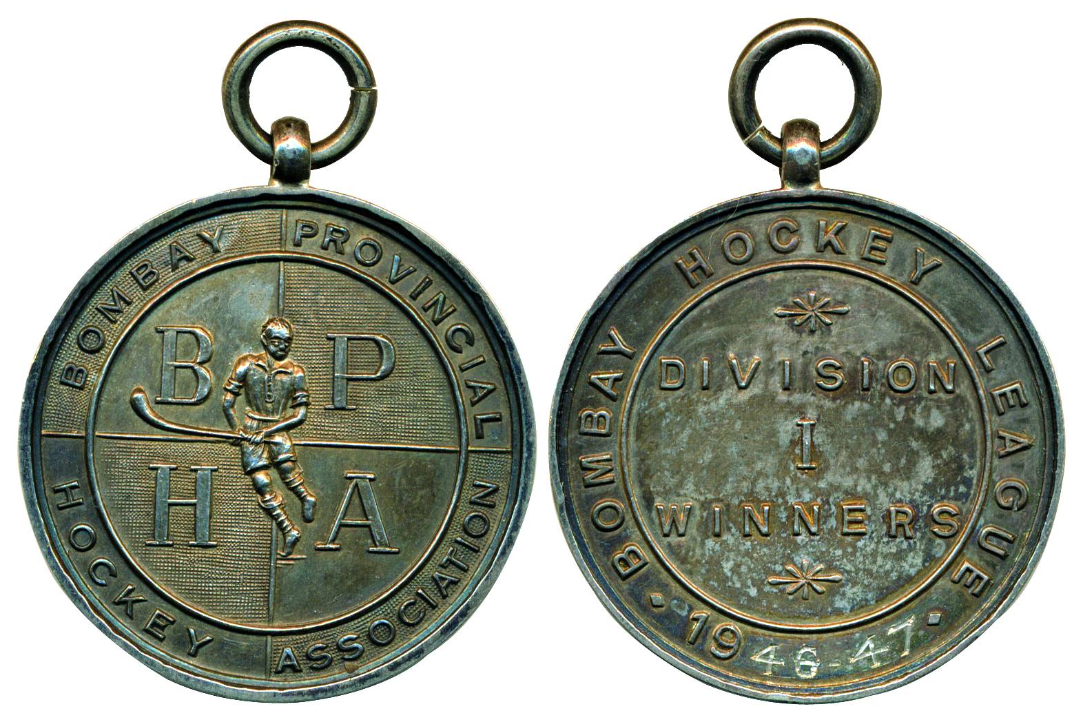 Hockey Medal, Silver, Bombay Provincial Hockey Association, Medal of the Bombay Hockey Lea