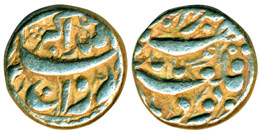 Akbar, Silver, Rupee, Qila Bandhu Mint, Riwaj Sikka Akbar, ND (KM 96.1). About Very Fine, 