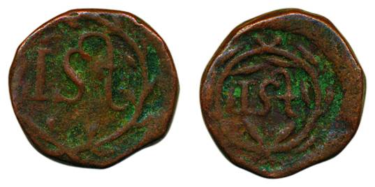 Sri Lanka, Copper, 12.15 g, 1 Stuiver, 1 ST on on obv, I St on rev. About Very Fine, Scarc