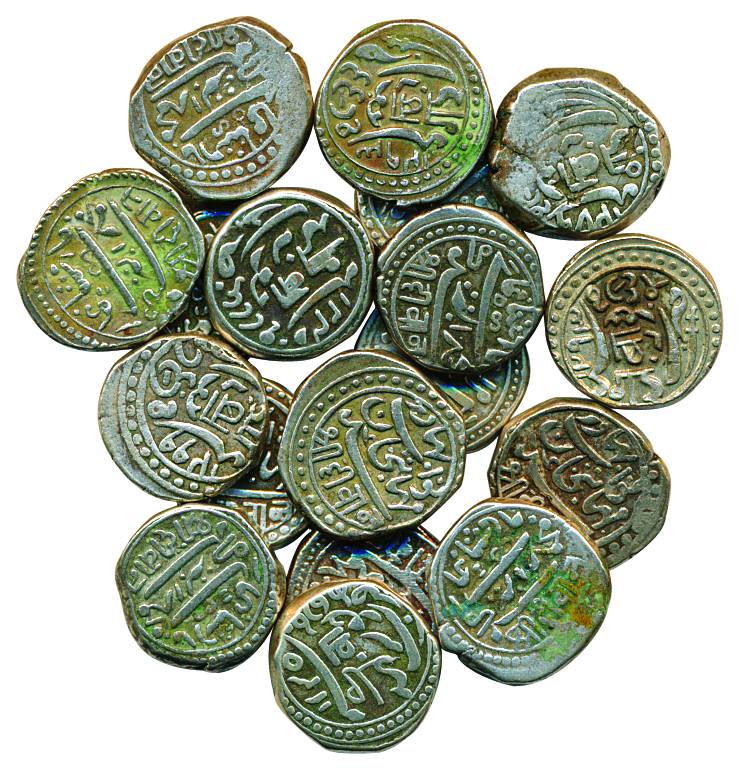 178 Silver (18), Kori, in the name of Muhammad Akbar II, AH 1235/1875, 1236/1877, 1245/188