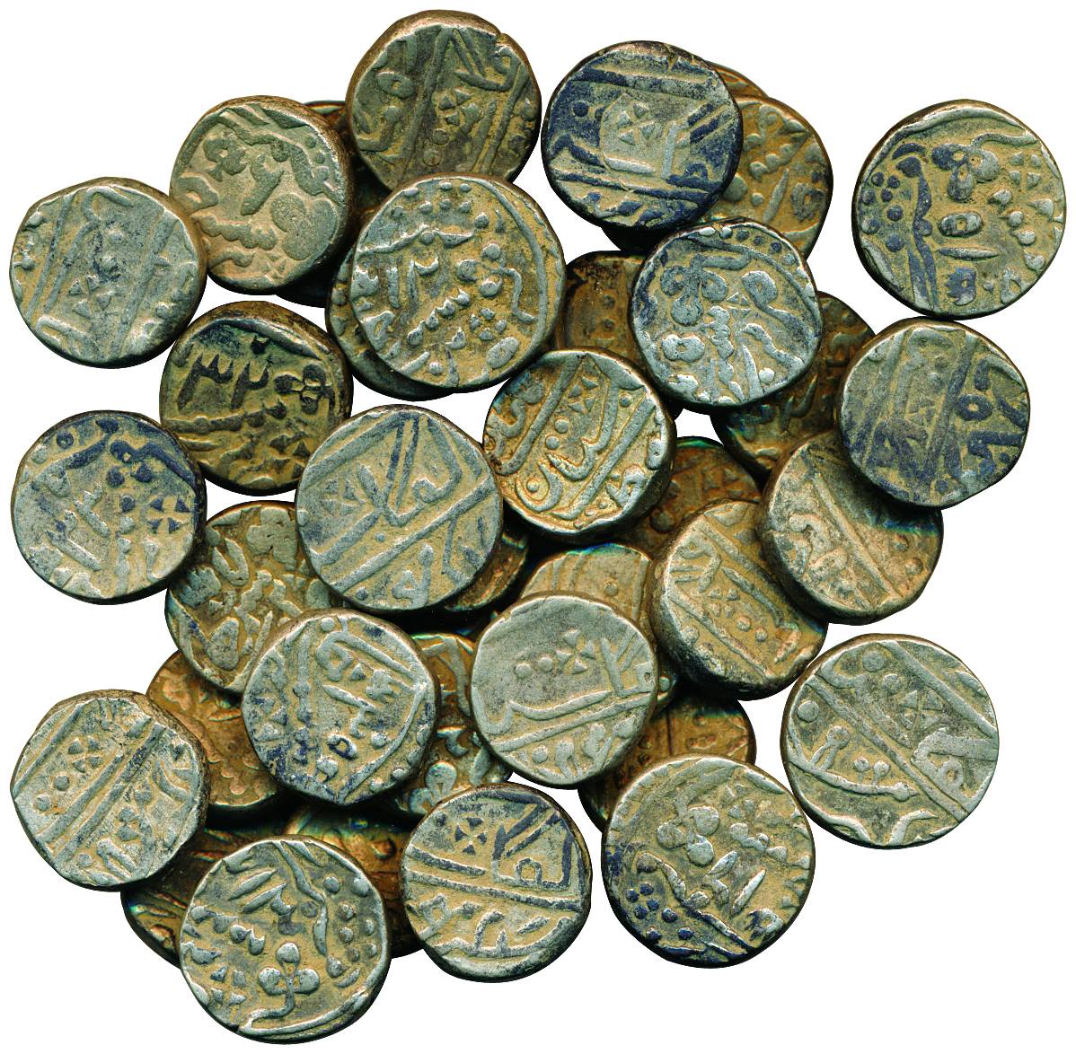 Silver (37), Rupee, with the name of Queen Victoria, all different, 37 varieties of numero