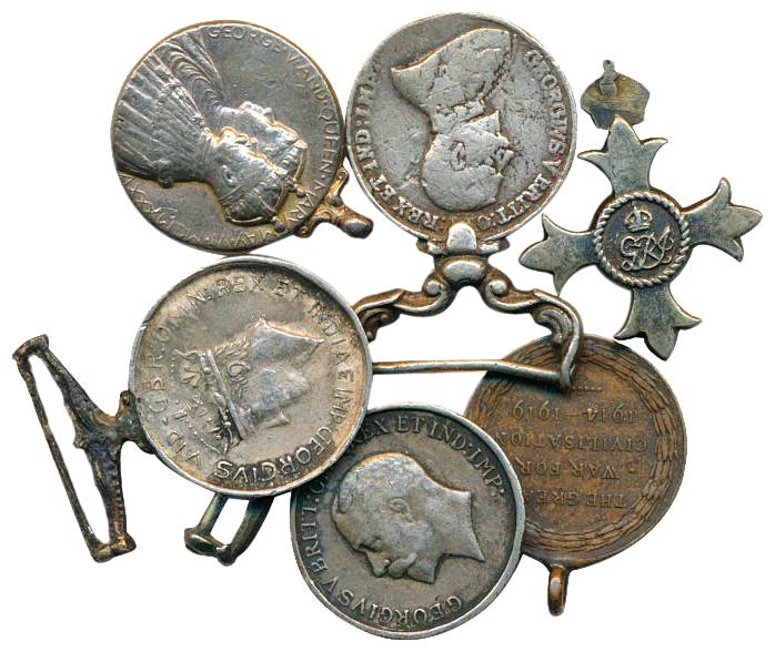 Assorted lot of Miniature Medals, George V (4), numerous types including Delhi Durbar and 