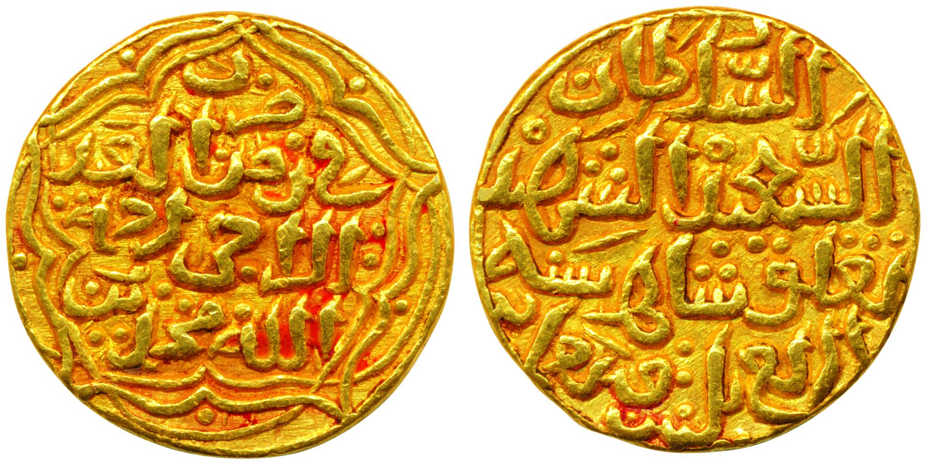 Muhammad III bin Tughluq, Gold, 10.96 g, Tanka, Fi Zaman / al-sa’id type, mintless (G&G# D